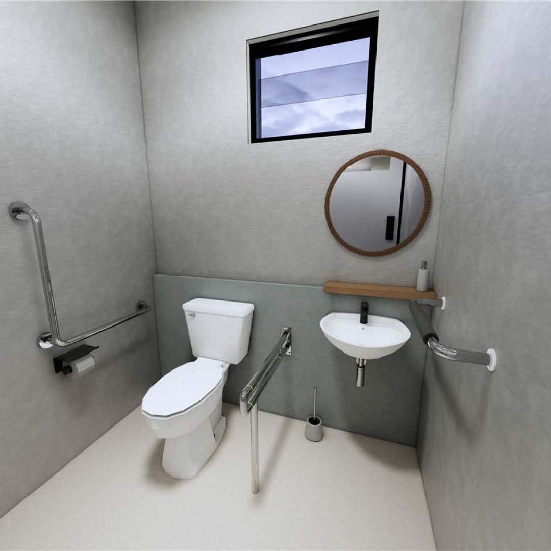 Toilet Difabel - Lantai 2